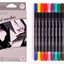 Double-Sided Art Markers x10 Colors