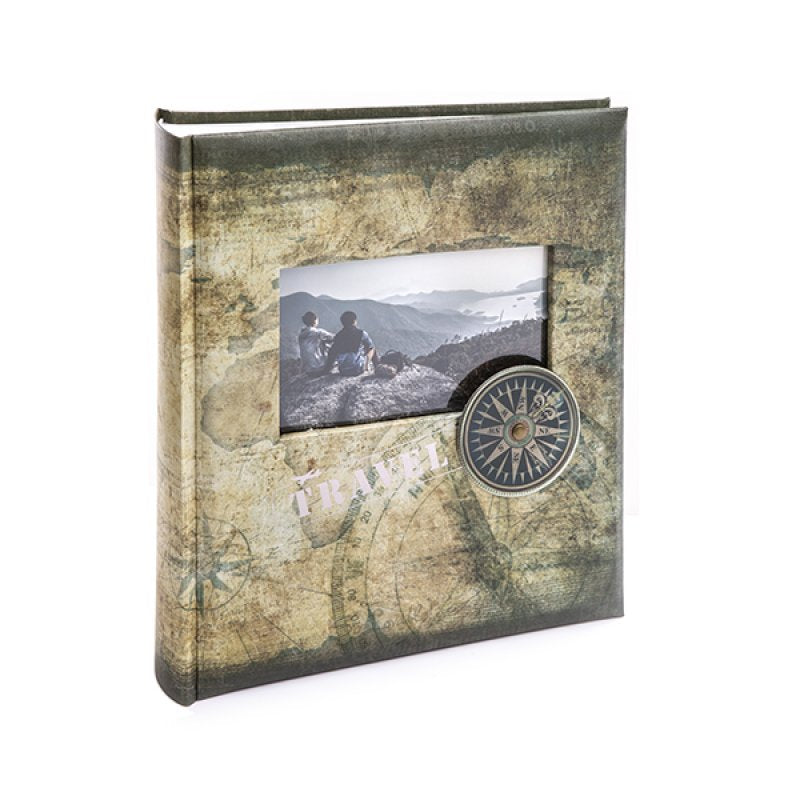Photo Album Holiday Compass - 4X6 Photos - Slip In For 200 Photos