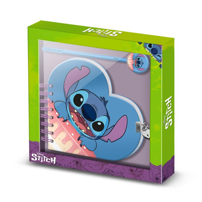 Disney Stitch Cake Secret Diary with lock & Pen Gift Box