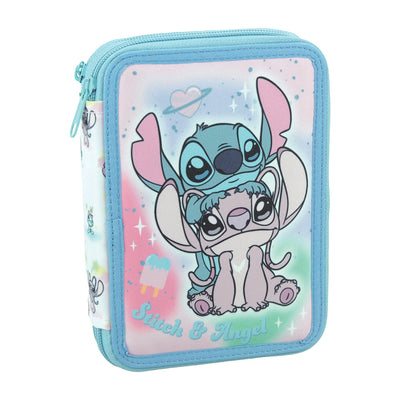 Double Filled Stitch Brush It Out Pencil Case