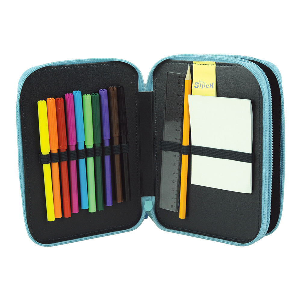 Double Filled Stitch Brush It Out Pencil Case