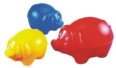 Big Plastic Piggy Banks