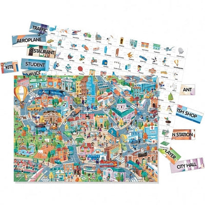 Easy English - 100 Words My First Vocabulary On The City