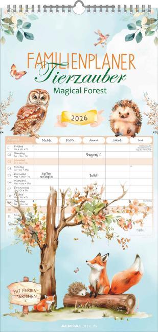 Family Planner Calendar 2026