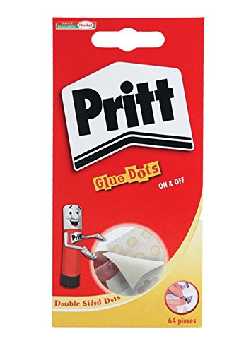 Pritt Glue Dots Repositionable 15mm Pack 12 256029