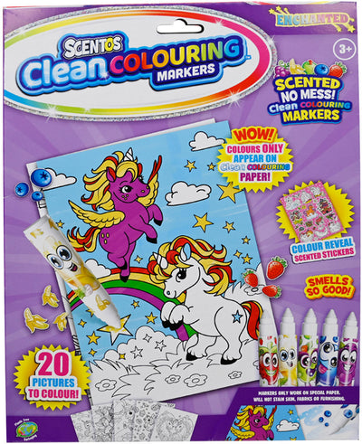 Scented Clean Markers 20 Pictures To Colour