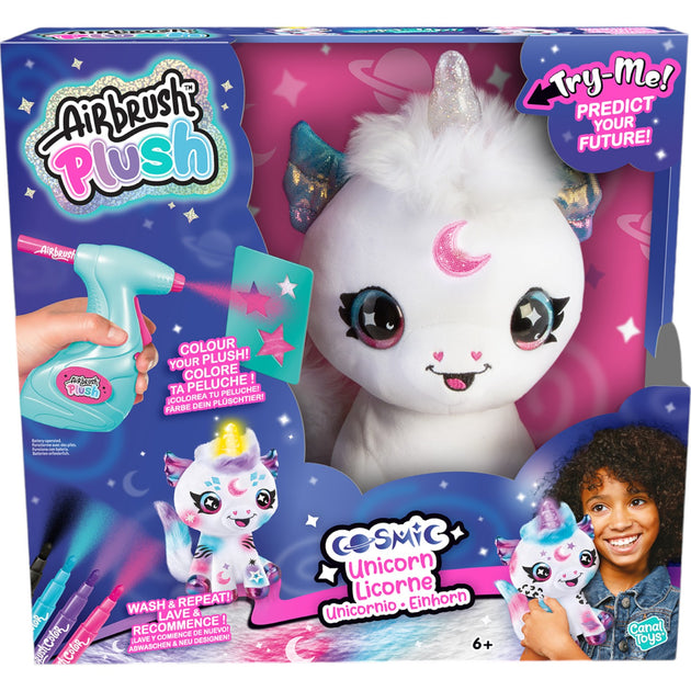 Style 4 Ever Airbrush Plush Cosmic Unicorn