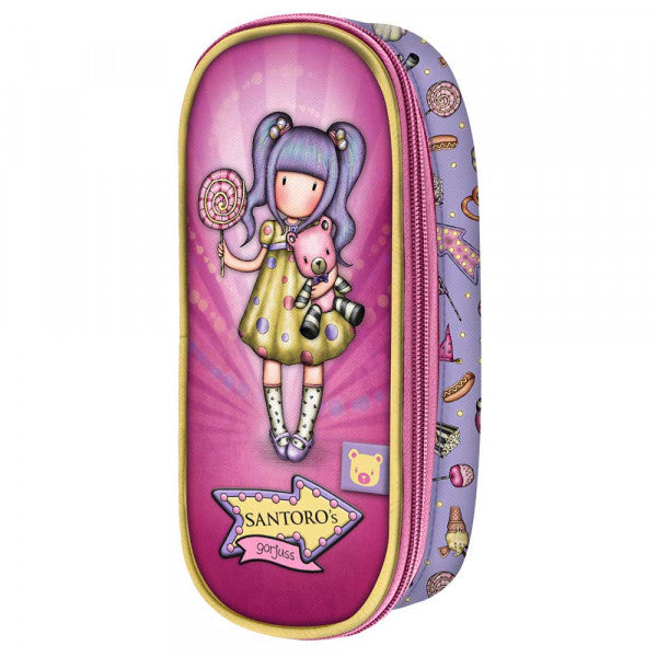 Pencil Case Oval Gorjuss Fairground