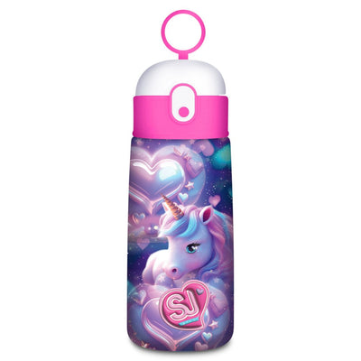 SJ Gang Pixie Unicorn Bottle with Straw 460ml - 24hrs cold - 12hrs hot