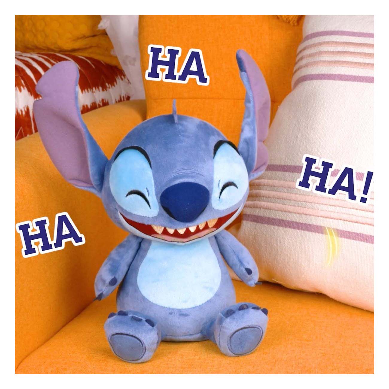 Disney Lilo & Stitch Crack Me Up Stitch Feature Plush
