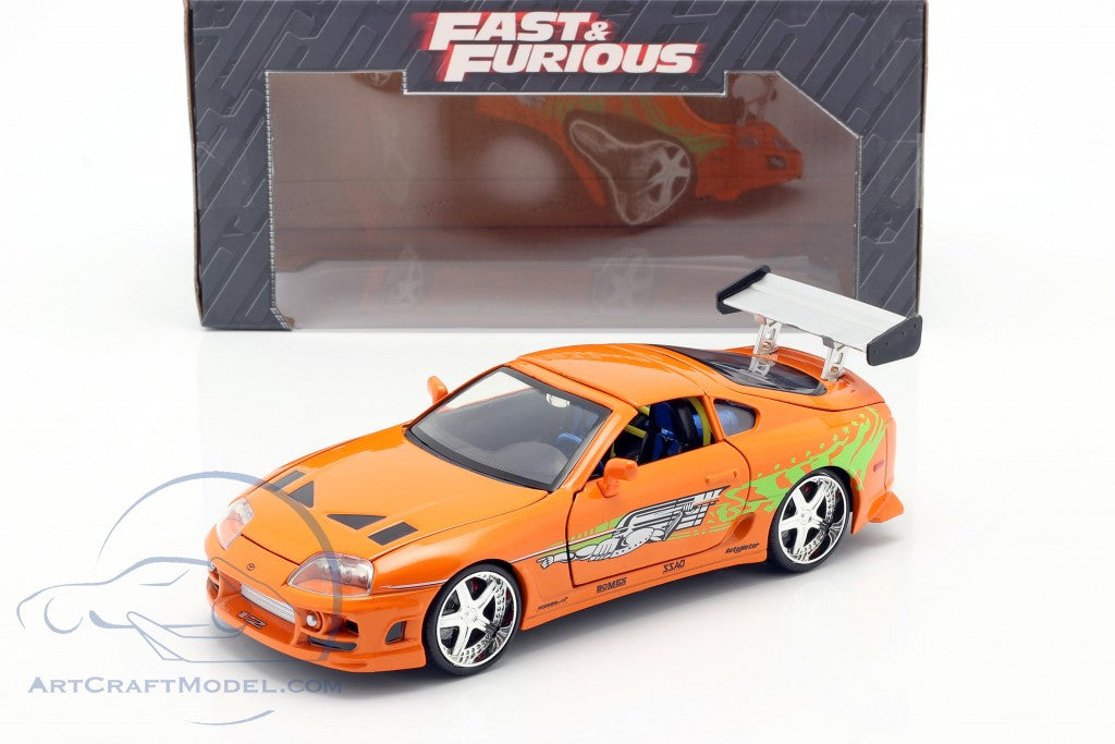 JadaToys Fast & Furious Brian's Toyota Supra 1:24 Die-Cast Model