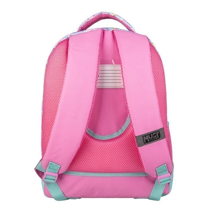 Disney Stitch Having A Blast school bag 3 zip fit A4