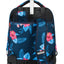 Backpack Large 3 Zip Trolley Bag Floral Blue