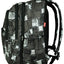 Backpack 2 In 1 Large 3 Zip Curved Squares