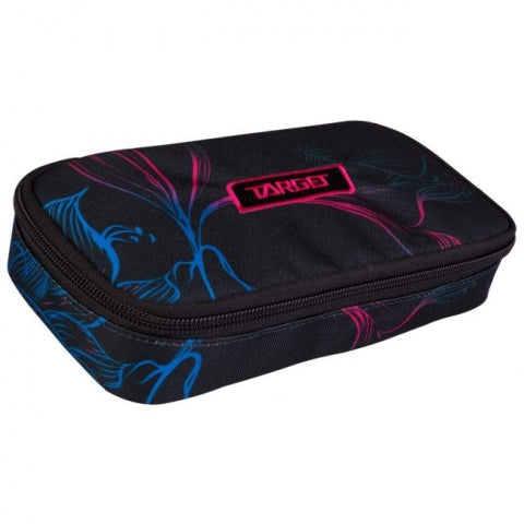 Pencil Case Black Tropical
