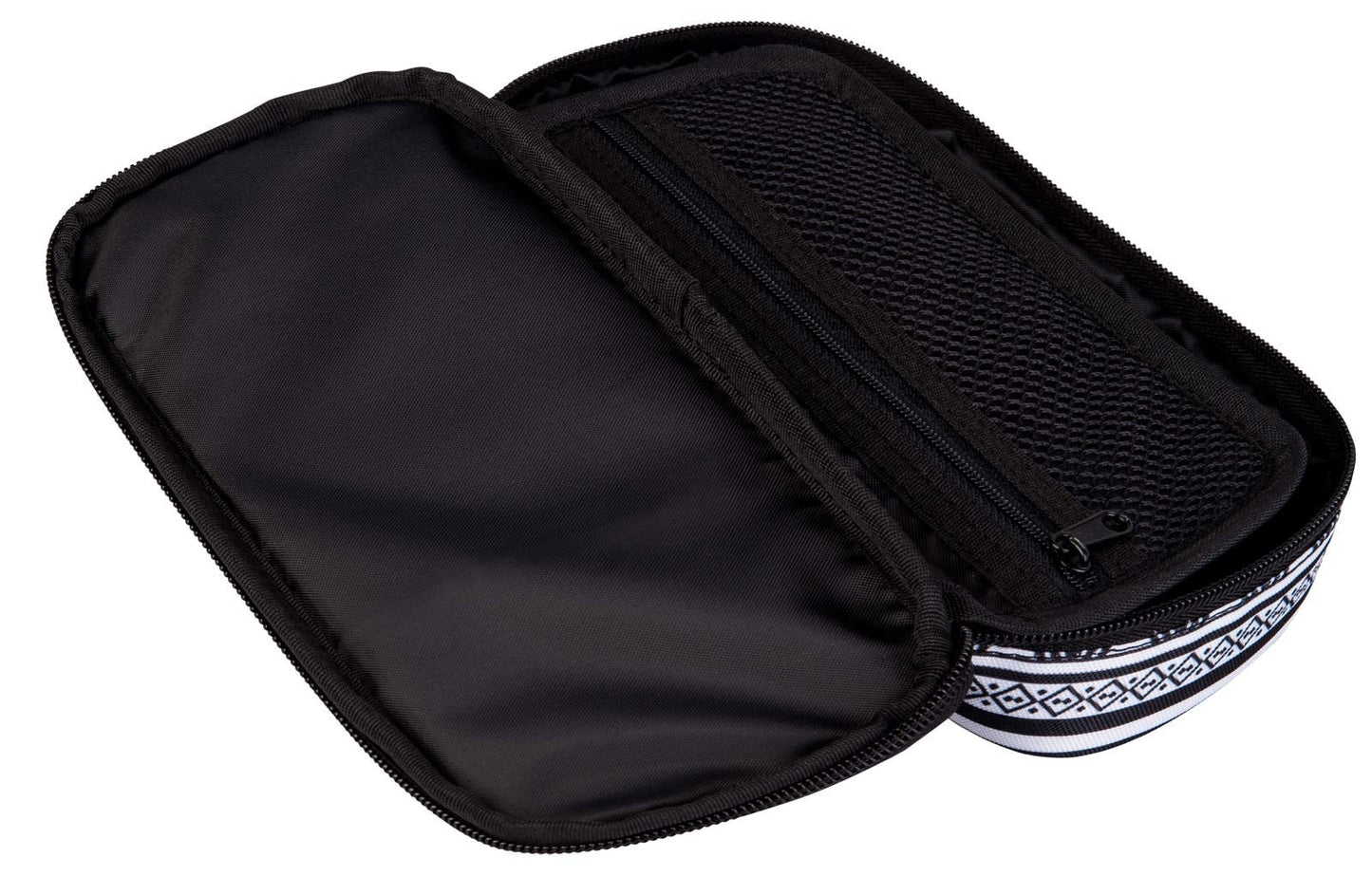 Target Oval Pencil Case Black \ White