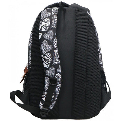 Target Like Me Hearts Backpack 2 Zip Fit A4 Size