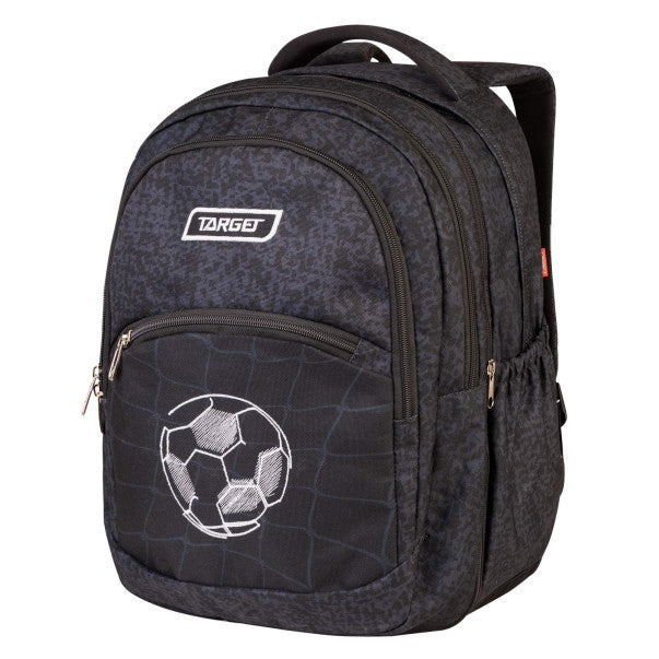 Target School Bag Football - 2 In 1 Bag - 3 Zip Fit A4