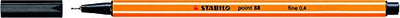 Stabilo Point 88 Fineliner Pen Black