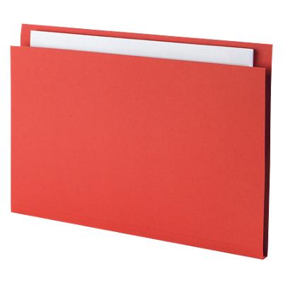 Tab File - Square Cut Folder A4 Red