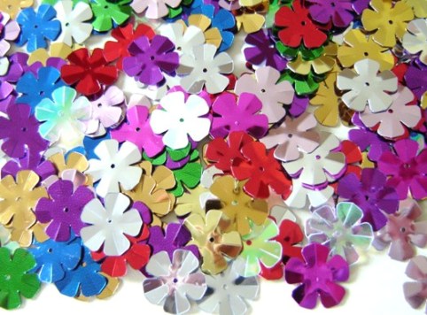 Flowers Sequins 14Mm