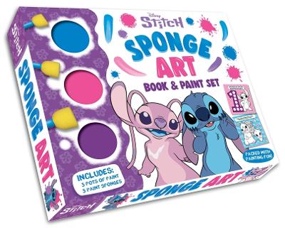 Disney Stitch Sponge Art Book & Paint Set