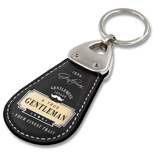 Keyring: A True Gentleman Your Finest Trait