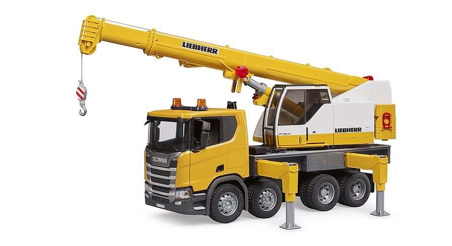 Bruder Construction 1:16 Scania Super Crane Truck With Light & Sound