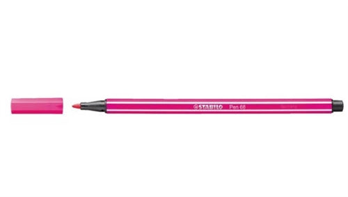 STABILO Pen 68 Felt Tip Marker, Fuchsia (68/56)