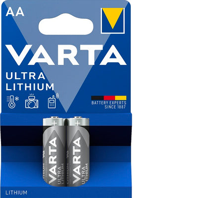 Ultra Lithium Battery Aa 1,5V - 1 Pkt X2 Battries