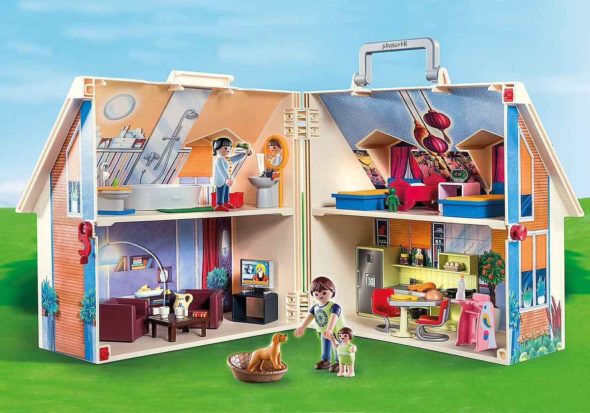 Playmobil Take Along Dollhouse - 70985 - 64 Pieces