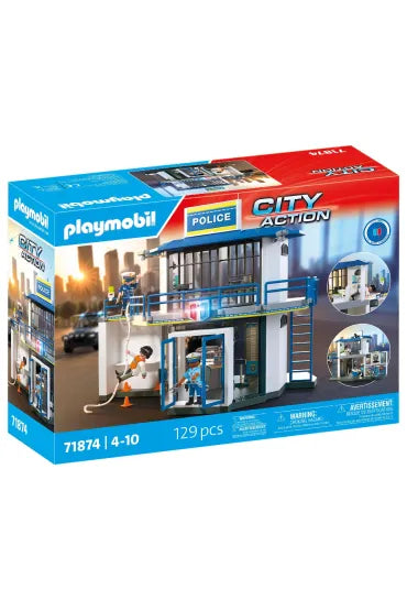 Playmobil City Action Police Station With Investigation Room  - 71874