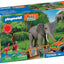 Playmobil Animals & Friends Elephant with Zookeeper and Flamingo - 72068