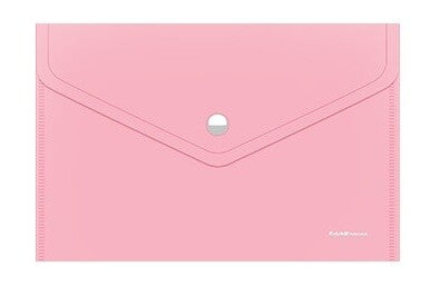 Pastel Card Size Button Envelope Folder