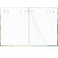 Alpha Edition Diary A5 2026 Style Roses  - 1 day a page saturday and sunday half page