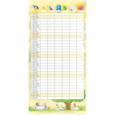 Alpha Edition Famillyplanner Calendar 2026 30x30 cm