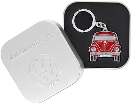 VW Collection Volkswagen Classic Logo Enamel Metal Keyring