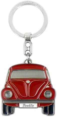 VW Collection Volkswagen Classic Logo Enamel Metal Keyring