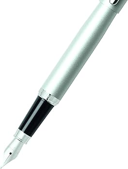 Sheaffer Fountain Pen Strobe Silver