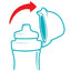 Water Bottle 430Ml Blue
