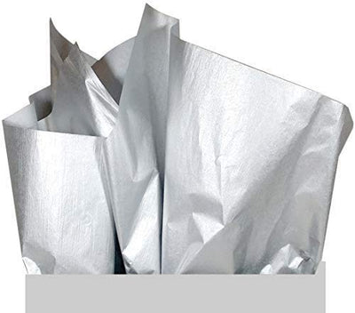 tissue paper silver 50 x 75 cm - 1sheet