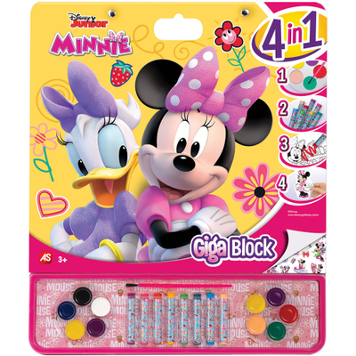 Giga Block Drawing Set Disney Minnie 4 In 1