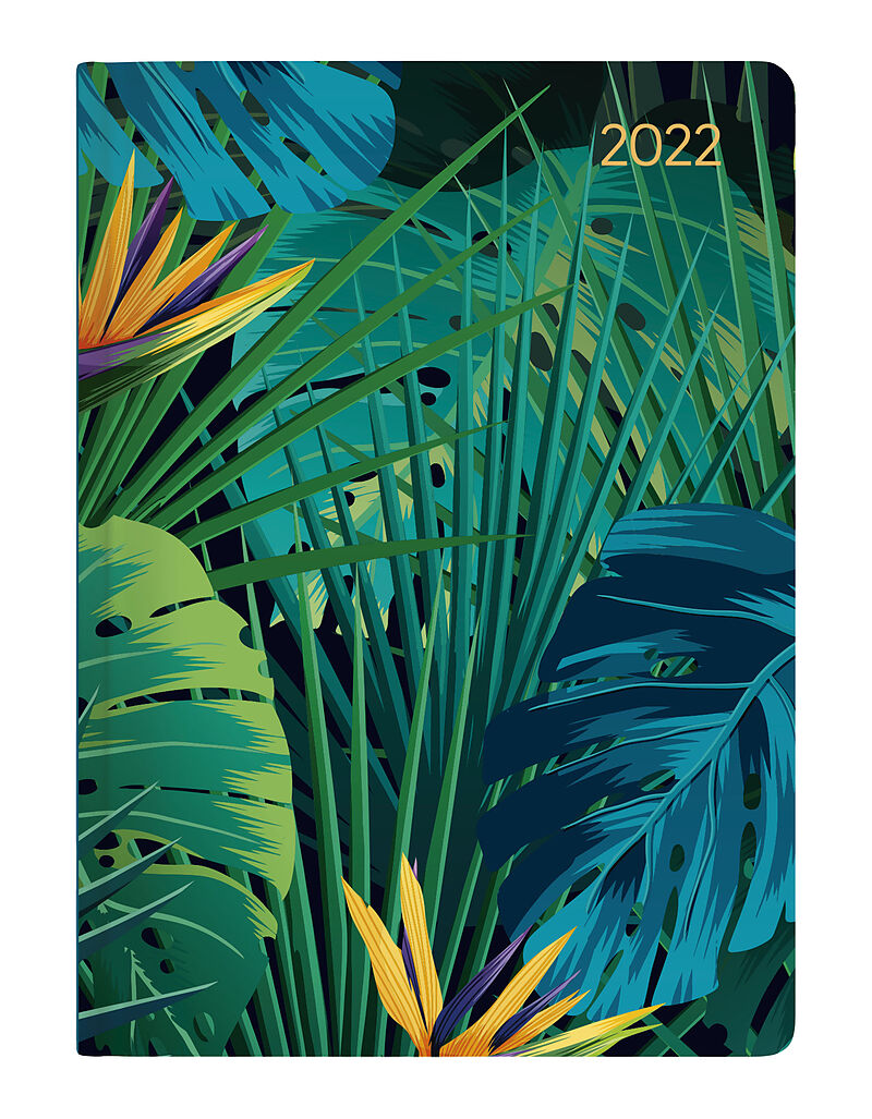 Diary Mini Book Calendar Jungle A6 One Week On 2 Pgs