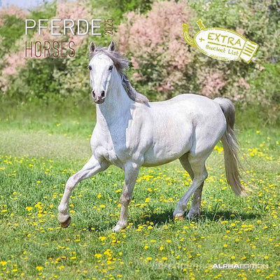 Alpha Edition 30 X 30 Cm Calendar 2025 - Horses