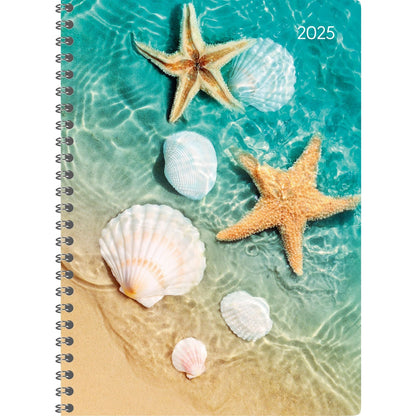 Diary A5 Spiral 2025 - 1 Week On 2 Pages