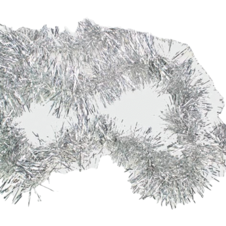 Silver Christmas Garland XL 200x10cm
