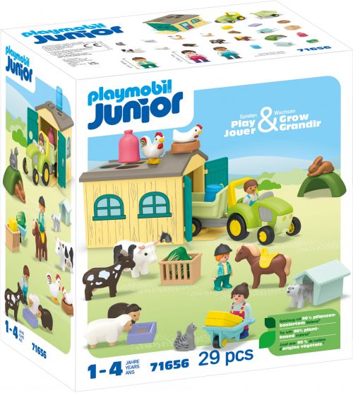 Playmobil Junior Farm Adventure with Tractor - 71656
