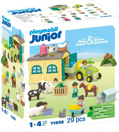 Playmobil Junior Farm Adventure with Tractor - 71656