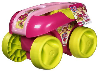Mega Bloks First Builders Pink Wagon