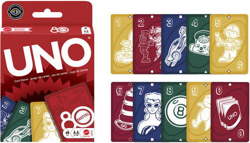 Mattel Games - UNO Ruby Red Mattel 80th Anniversary